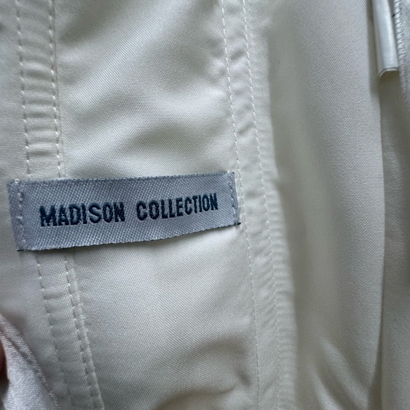 Madison Collection Ivory Satin Wedding Gown – Style 5519 – Size 8 – Corset Back - Picture 8 of 15